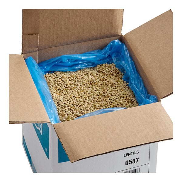 Dried Lentil Beans - 20 lb.
