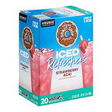 The Original Donut Shop Strawberry Acai Iced Refresher Single Serve Keurig® K-Cup® Pods - 80/Case