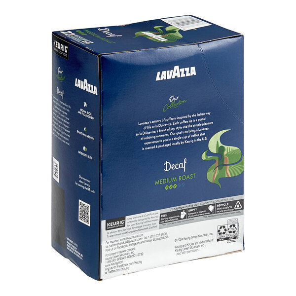 Lavazza Decaf Classico Coffee Single Serve Keurig® K-Cup® Pods - 88/Case