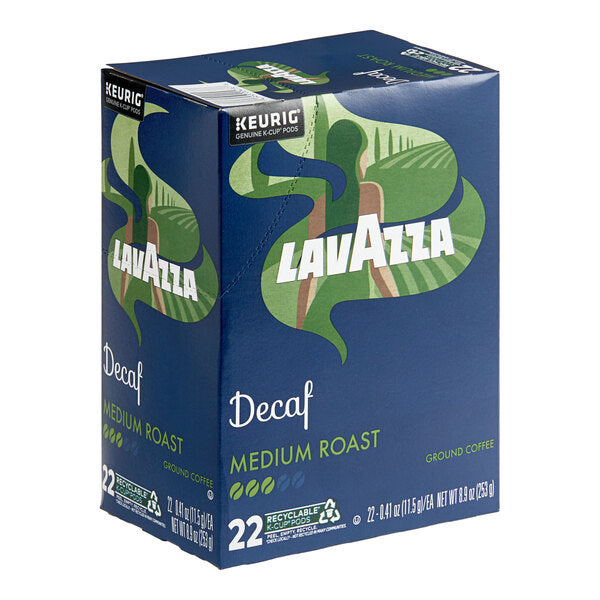 Lavazza Decaf Classico Coffee Single Serve Keurig® K-Cup® Pods - 22/Box