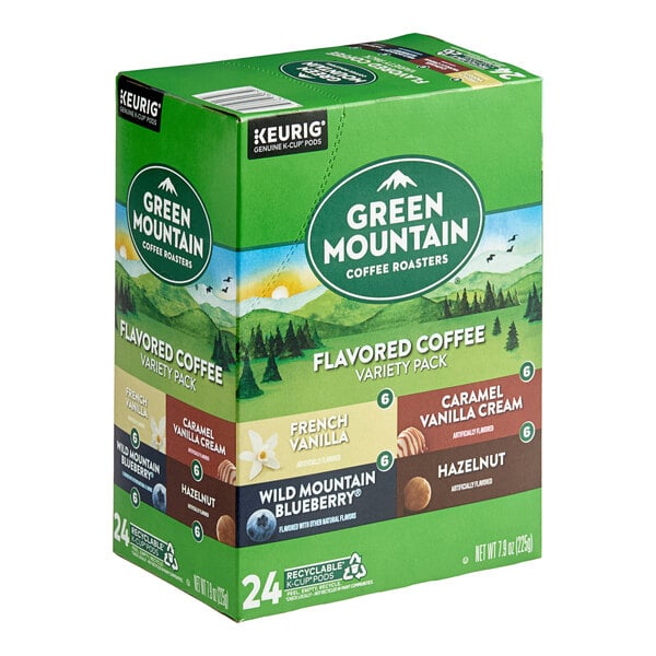 Green Mountain Coffee Roasters Flavored Coffee Keurig® K-Cup® Pod Variety Pack - 96/Case