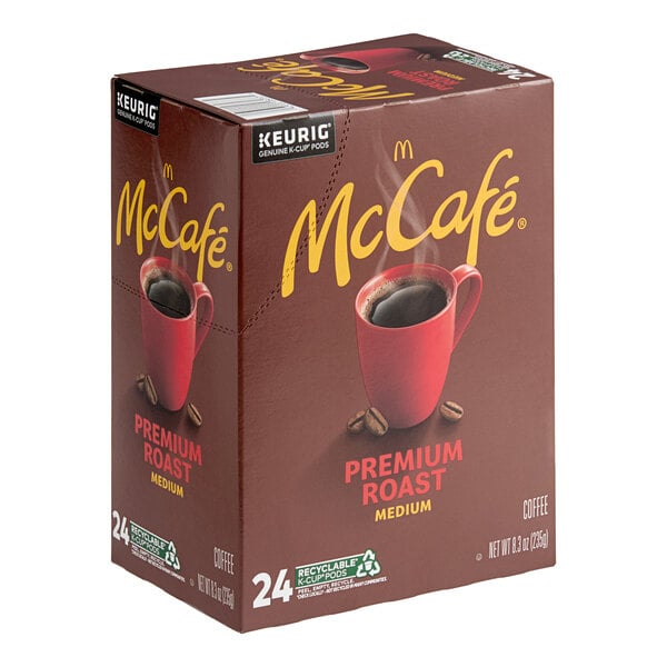 McCafe Premium Roast Coffee Single Serve Keurig® K-Cup® Pods - 24/Box