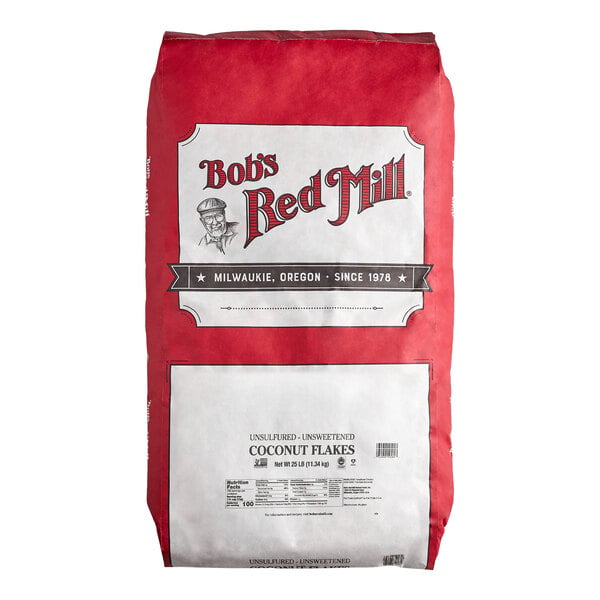 Bob's Red Mill Unsweetened Coconut Flakes 25 lb.