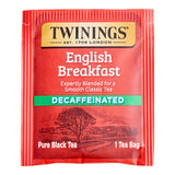 Twinings English Breakfast Decaffeinated Tea Bags - 25/Box