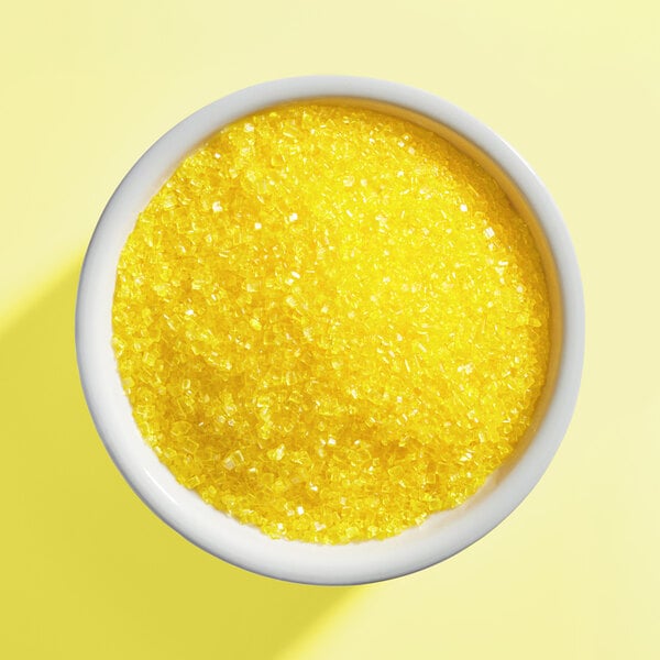 Adourne Expressions Coarse Yellow Sanding Sugar 10 lb.