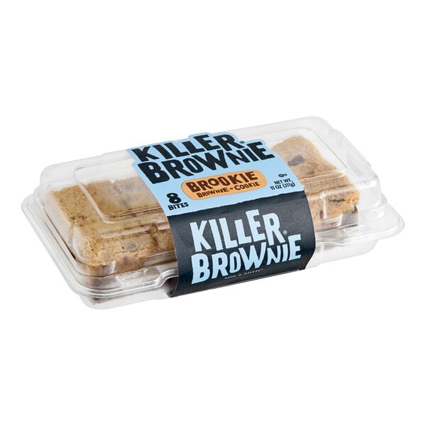 Killer Brownie 8-Count Brookie Brownie Bites 11 oz. - 12/Case