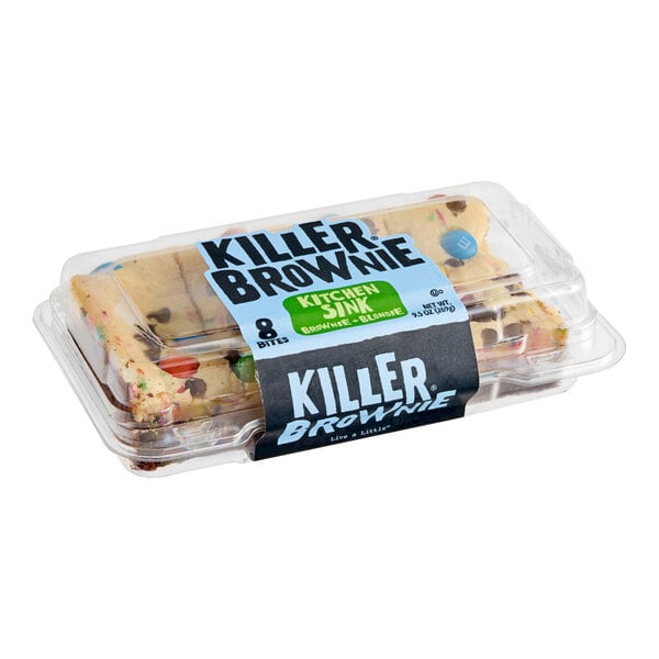 Killer Brownie 8-Count Kitchen Sink Brownie Bites 9.5 oz. - 12/Case