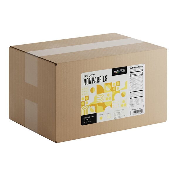 Adourne Expressions Yellow Nonpareils 10 lb.