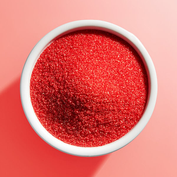 Adourne Expressions Fine Red Sanding Sugar 10 lb.
