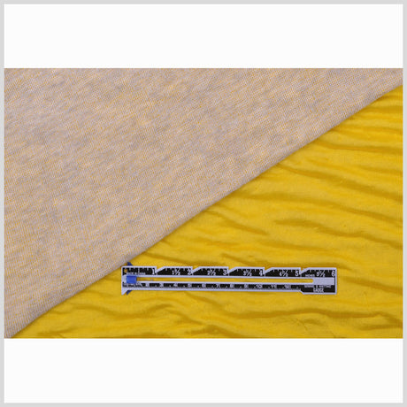 Italian Bright Yellow Double-Faced Contemporary Jersey
