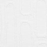 Italian White Geometric Modern Rayon Blend