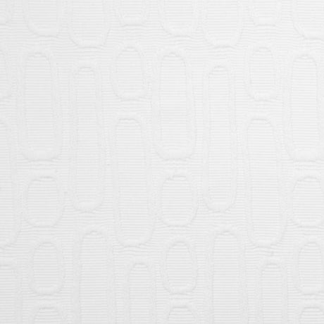 Italian White Geometric Modern Rayon Blend