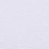 Italian White Geometric Modern Rayon Blend