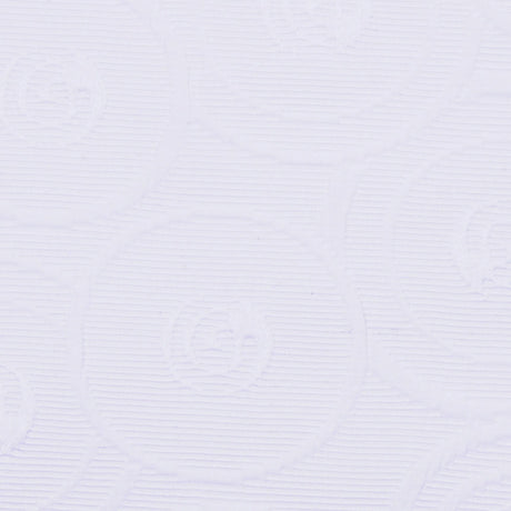 Italian White Geometric Modern Rayon Blend