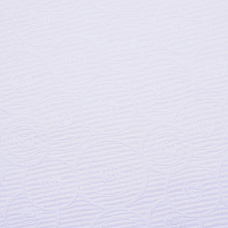Italian White Geometric Modern Rayon Blend