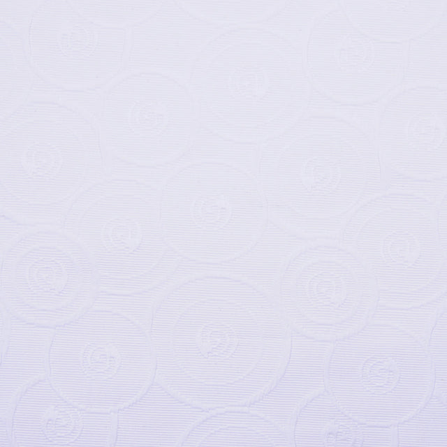 Italian White Geometric Modern Rayon Blend