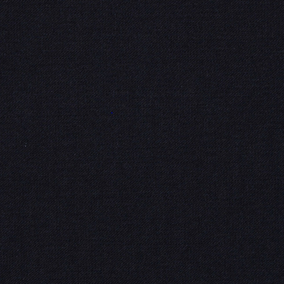 Black Cotton and Polyester Suiting