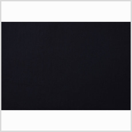 Black Cotton and Polyester Suiting