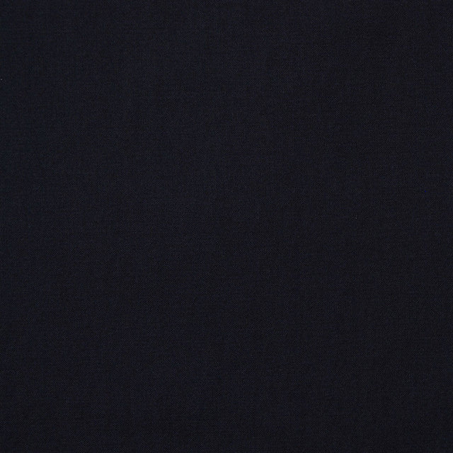 Black Cotton and Polyester Suiting
