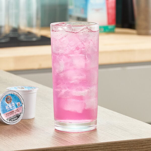 The Original Donut Shop Strawberry Acai Iced Refresher Single Serve Keurig® K-Cup® Pods - 80/Case