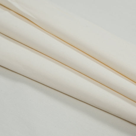 Ecru Stretch Cotton Twill