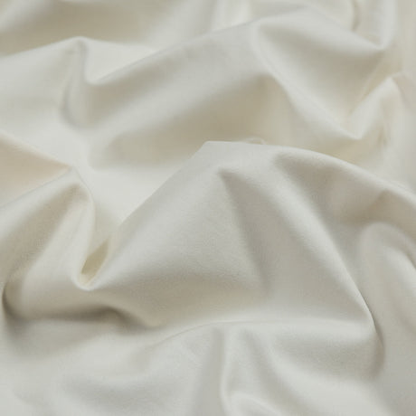 Ecru Stretch Cotton Twill