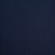 Geometric Black and Blue Blended Cotton Woven