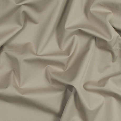 Italian Tan Stretch Cotton Twill Shirting