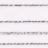 Italian Semi-Sheer White Striped Cotton-Blended Woven