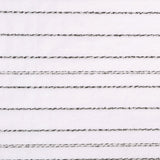 Italian Semi-Sheer White Striped Cotton-Blended Woven