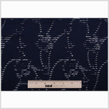 Navy Peekaboo Cotton Woven