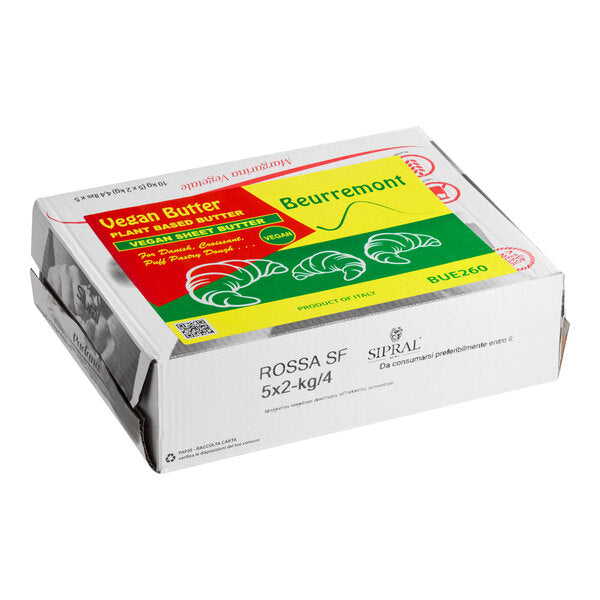 O'leo Plant-Based Vegan Salted Lamination Butter Sheet 4.4 lb. - 5/Case