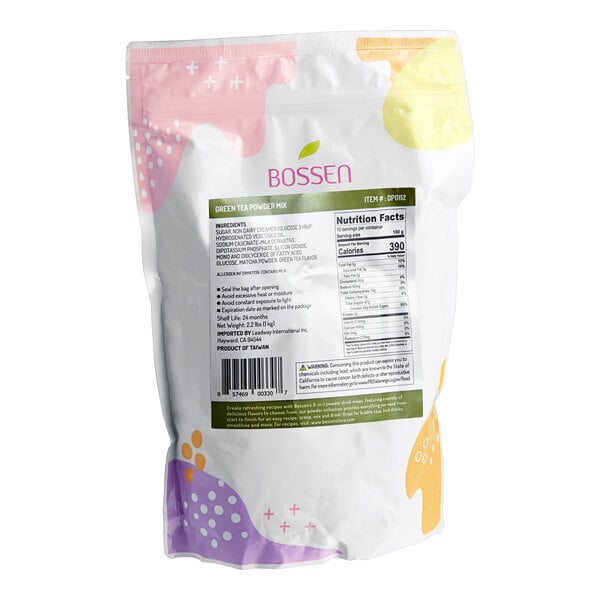Bossen 2.2 lb. Green Tea Powder Mix