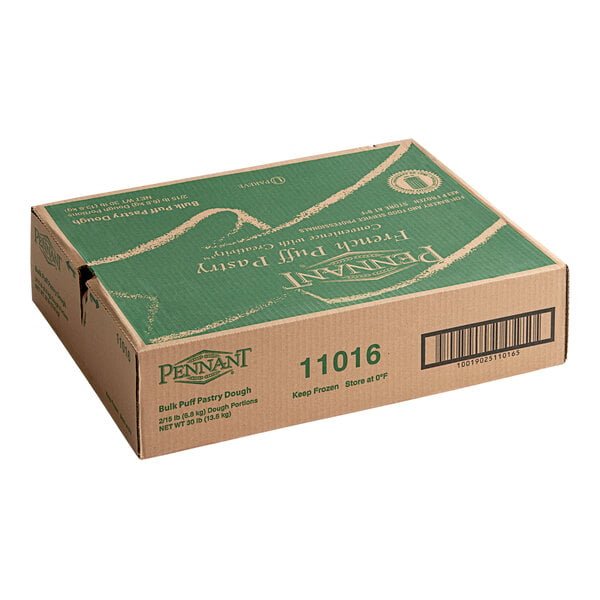 Pennant French Puff Pastry Dough Sheet Bag 15 lb. - 2/Case