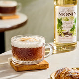 Monin Premium French Vanilla Flavoring Syrup 750 mL - 12/Case