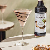Monin Premium Dark Chocolate Flavoring Syrup 750 mL