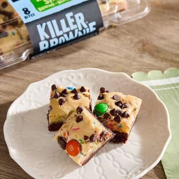 Killer Brownie 8-Count Kitchen Sink Brownie Bites 9.5 oz. - 12/Case