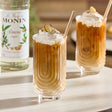 Monin Premium Almond (Orgeat) Flavoring Syrup 750 mL - 12/Case