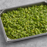 IQF Diced Green Peppers 2 lb. - 12/Case