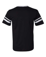 Augusta Sportswear V-Neck Jersey with Striped Sleeves