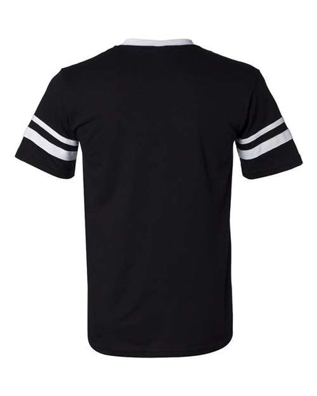 Augusta Sportswear V-Neck Jersey with Striped Sleeves