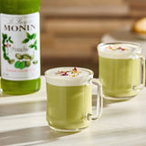 Monin Premium Pistachio Flavoring Syrup 750 mL - 12/Case