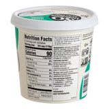So Delicious Dairy-Free Unsweet Plain Coconut Milk Yogurt Alternative 24 oz. - 6/Case