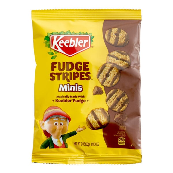 Keebler 2 oz. Mini Fudge Stripes Treat Pack - 60/Case