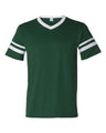 Augusta Sportswear V-Neck Jersey with Striped Sleeves