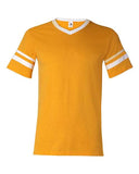 Augusta Sportswear V-Neck Jersey with Striped Sleeves