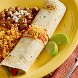 El Mejor Tortillas Restaurant-Style Flour Tortillas 10" - 192/Case