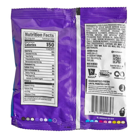 Takis Blue Heat Rolled Tortilla Chips 1 oz. - 50/Case