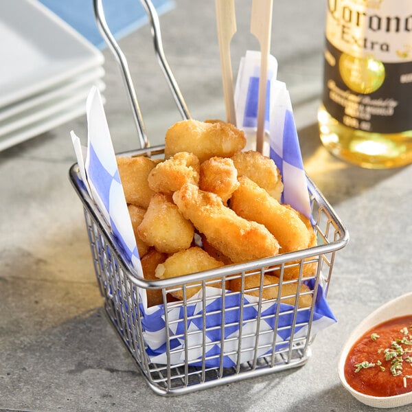 Kaufhold's Kurds Breaded Plain Cheese Curds 5 lb. - 2/Case