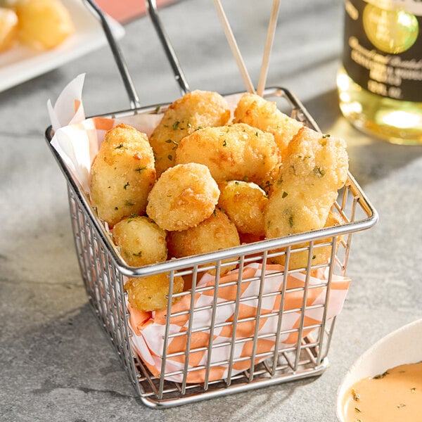 Kaufhold's Kurds Breaded Garlic Cheese Curds 5 lb. - 2/Case